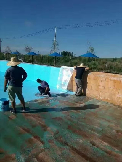 特种漆施工现场