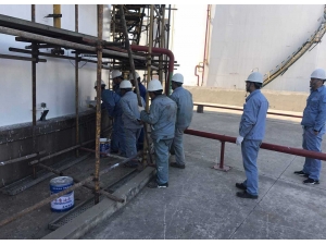 工业漆施工现场