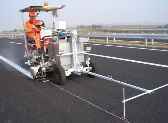 马路划线漆施工